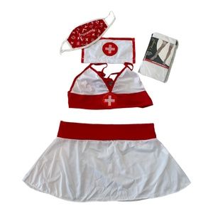 SEXY NURSE COSTUME (SIZE M/L) (COSPLAY)